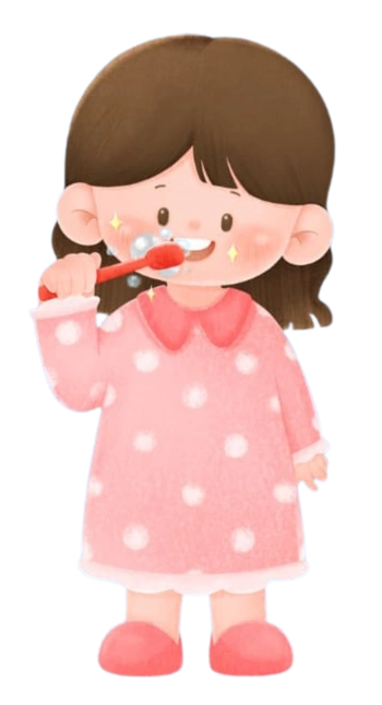 Kind mit Zahnbürste